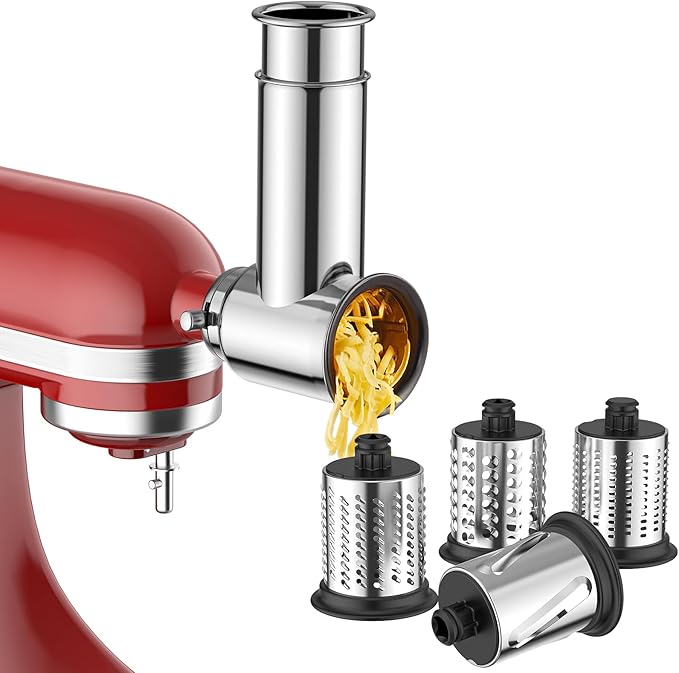 Stainless Steel Slicer Shredder Attachment for